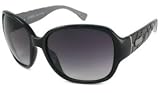 Fashion Sunglasses: Black-Gray/Gray Gradient