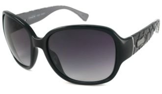Click here to buy Coach Sunglasses - S3010 Frame: Black Lens: Gray Gradient by COACH.
