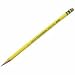 Dixon Ticonderoga Wood Cased Black Core #2 Pencils, Soft, Pre-Sharpened, 12 Count, Yellow (13806)