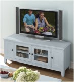 Riverside Furniture 52240 Spring Street 63" TV Stand in Clear Blue Skies
