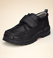 Younger Boys Leather Riptape Shoes