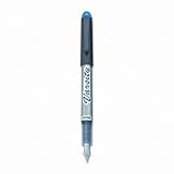 Office Products : Varsity Disposable Fountain Pen, Fine Point, Black Barrel/Blue Ink PIL90011