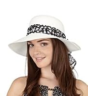 Heart Print Scarf Trim Hat