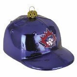 Toronto Blue Jays 3" Collegiate Glass Football Helmet Holiday Ornament - MLB Baseball