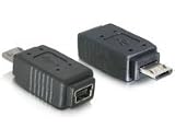 USB-Adapter - 5-polig Micro-USB Typ B (M) - Mini-USB, Typ B (W) - 