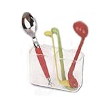 Better Houseware Clear Plastic Cutlery Drain Caddy