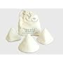Beba bean Pee-pee Teepees Baby Diapering Aid, Organic Natural with Laundry Bag