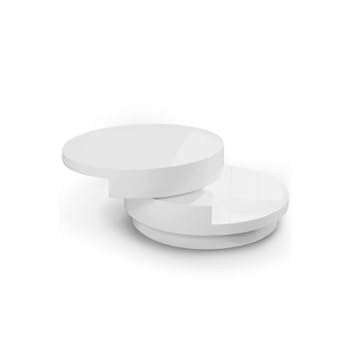 Table basse 360 Blanc laqué