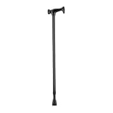 Nova Ortho-med 2050BK Cane with Plastic Handle, Black
