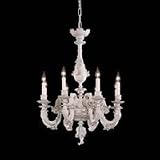 Metropolitan Metropolitan N657 Large 8-LT 480w (28H x 24W) Chandelier in Italian White Porcelian