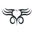 Tribal Heart Ii Temporary Tattoo 1.5x2