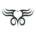Tribal Heart Ii Temporary Tattoo 1.5x2
