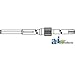 A&I - Shaft, Feeder House, Lower (w/ variable / fixed speed). PART NO: A-AH97643