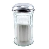 12 oz Flip Cap Glass Sugar Dispenser - Diner Style