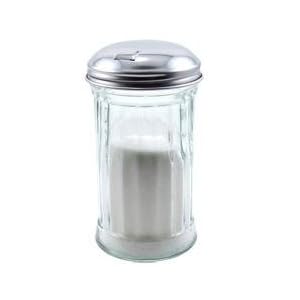 12 oz Flip Cap Glass Sugar Dispenser - Diner Style by 