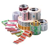 Z-select 4000d 7.5 mil tag direct thermal paper labels (2.25 inch x 1.37 inch, 5 inch od, 1600 labels/roll, 6 rolls/case)