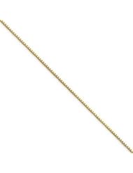 10k Gold .75mm BOX Chain 22 Inches