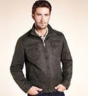 Big & Tall North Coast Mock Leather Jacket