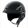 Harley Davidson Women's Destination Half Helmet. Ride safely to your destination. Decorated with Harley-Davidson&reg; and pinstripe graphics. Helmet bag included. Meets DOT requirements. HJC, 2 lbs. 5 oz. 98260-07V