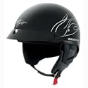 Harley Davidson Women's Destination Half Helmet. Ride safely to your destination. Decorated with Harley-Davidson&reg; and pinstripe graphics. Helmet bag included. Meets DOT requirements. HJC, 2 lbs. 5 oz. 98260-07V