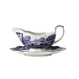 BLUE ITALIAN GRAVY BOAT