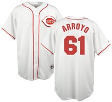 Bronson Arroyo Jersey: Cincinnati Reds Youth Home White #61