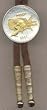 Louisiana Two Tone Statehood Quarter Bolo Tie