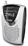 Coby Electronics AM/FM/TV/Weather Band Radio  x .825 x 3.375