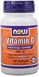 NOW VITAMIN D 400 IU -Natural Cholecalciferol - 180 softgels