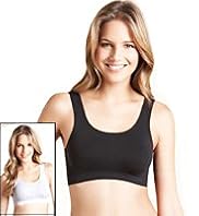 2 Pack Non-Wired Crop Tops