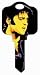 Neon Elvis Kwikset KW1 House Key