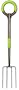 Radius Garden 203 PRO Ergonomic Stainless Steel Digging Fork