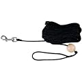 Trixie 19801 Schleppleine mit Holzkugel 15 m/� 6 mm, schwarz