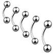 Stainless Steel Eyebrow Ball - Sold as a Pair