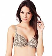 Per Una Animal Print & Embroidered Non-Padded B-DD Bra