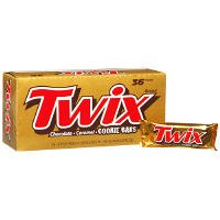 Twix-Chocolate Caramel Cookie Bars, 36ct