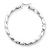 Jewelry : 14k White Gold 3mm Twisted Hoop Earrings