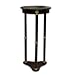 Round Green Marble Top Wooden Plant Stand