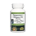 Natural Factors Peppermint and Oregano Oil Softgels, 60-Count