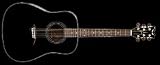 Dean Tradition S2 Solid Top Dreadnaught Acoustic Guitar, Classic Black