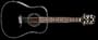 Dean Tradition S2 Solid Top Dreadnaught Acoustic Guitar, Classic Black