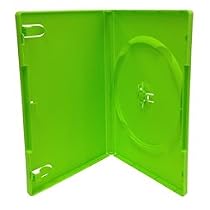 50 STANDARD Solid Green Color Single DVD Cases