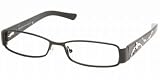 Prada PR 58LV eyeglasses Color 1BO1O1 MATTE BLACK Demo lenses