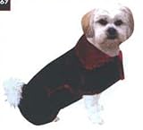 Doggie Duds Full Dress Coat Ruby Lg