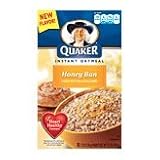 Quaker Instant Oatmeal Honey Bun 10 ct. (Pack of 4)