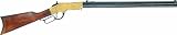 OLD WEST REPEATING RIFLE BRASS FINISH NON FIRING REPLICA GUN