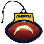 Official NFL Licensed Team Logo Air Freshener Vanilla Scent - San Diego Chargers