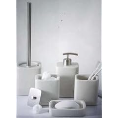 Villeroy&Boch Badezimmer Set,Seifenspender+Toilettenb�rste+Deko Dosen