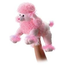 Plush Fancy Pink Poodle Body Puppet 12