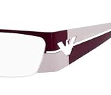 EMPORIO ARMANI EYEGLASSES EA 9510 0DON BURGUNDY POWDER